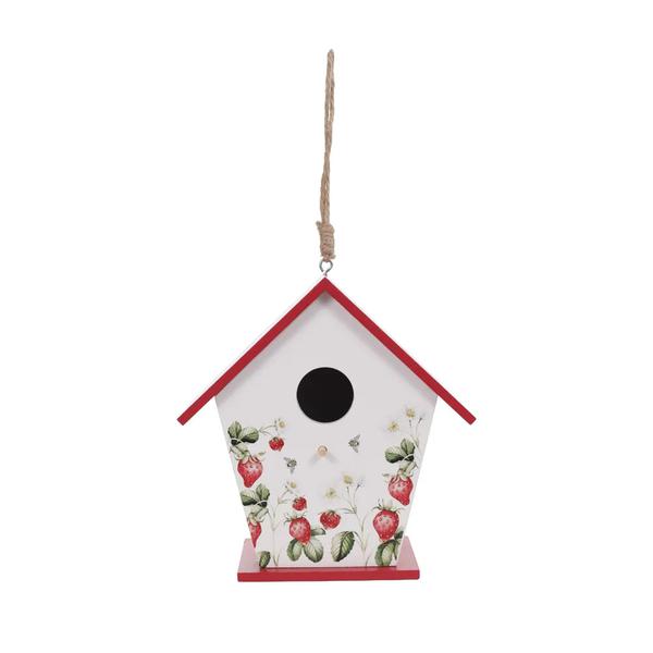 CASINHA DECORATIVA BCO/VRM 10,5X11CM UN CROMUS