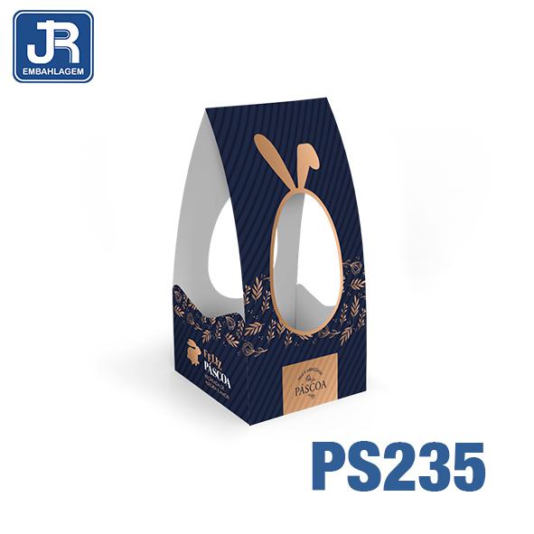 CESTA ALTA PARA DOCES 12X10,5X22CM PASCOA LINE BLUE UN JR EMBALAGENS