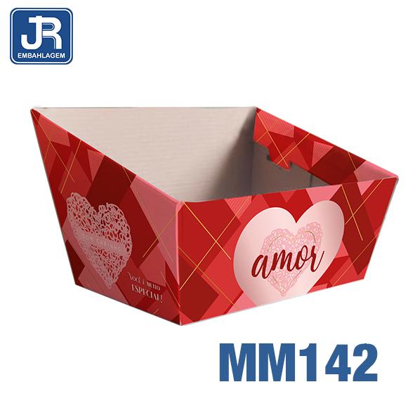 CESTA G 25X19X12CM DOCE AMOR UN JR EMBALAGENS