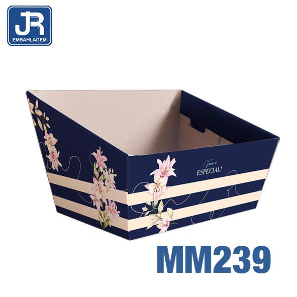 CESTA M 17X12,5X8CM GLAMOUR UN JR EMBALAGENS