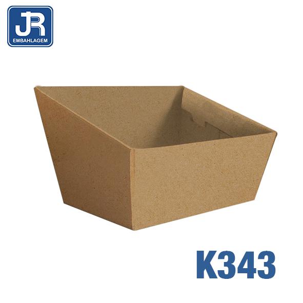 CESTA M 17X12,5X8CM KRAFT UN JR EMBALAGENS