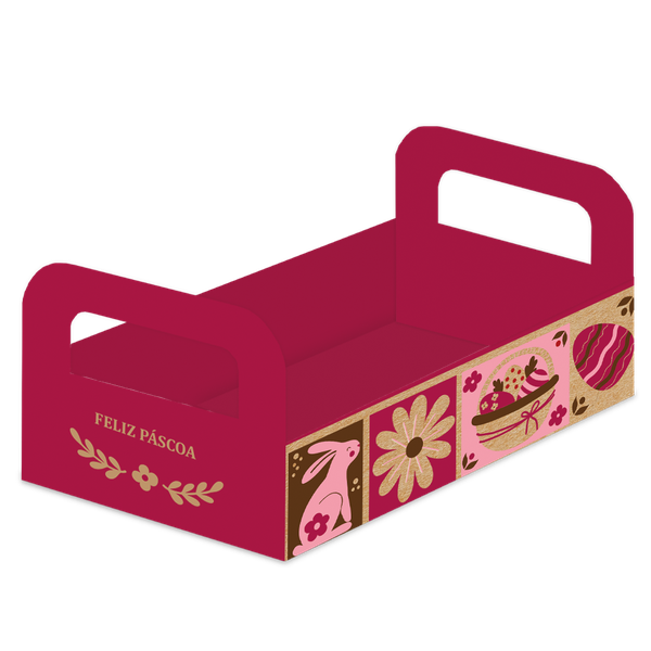 CESTA M PASCOA CHERRY UN FESTCOLOR