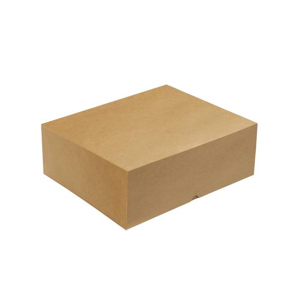 CESTA NA CAIXA LISA KRAFT M 33X23X10 UN CROMUS