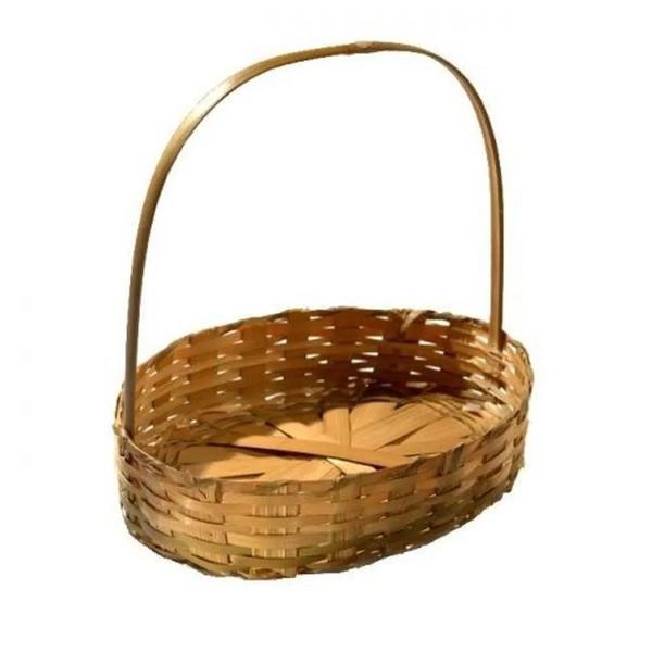 CESTA OVAL 25CM SEM CORDA UBERCESTAS