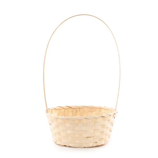 CESTA OVAL TRAMA COM ALCA CRU UN CROMUS