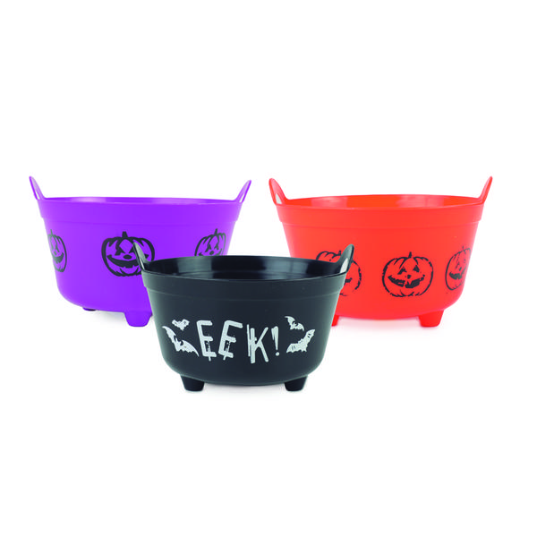 CESTA PLASTICA MINI BOWL HAPPY HALLOWEEN UN CROMUS