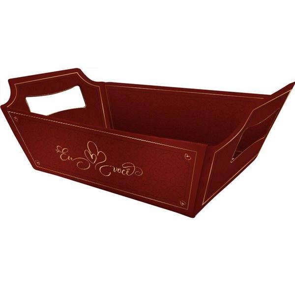 CESTA RIGIDA PARA PRESENTE TOQUE DE AMOR UN REGINA