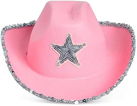CHAPEU BOIADEIRA FELTRO ROSA UN BPG