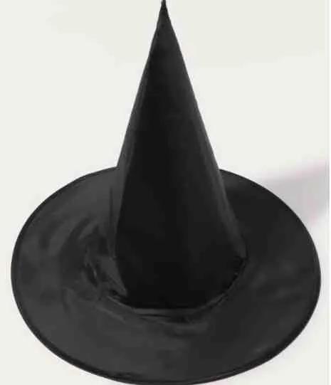 CHAPEU DE BRUXA PRETO ESTAMPADO MOD.2 UN BPG