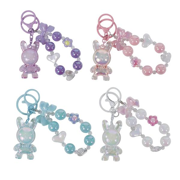 CHAVEIRO COELHO SORTIDO ROX/ROS/VDR/BCO 18CM UN CROMUS