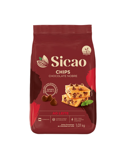 CHIPS CHOCOLATE FORNEAVEL AO LEITE 1,01KG SICAO