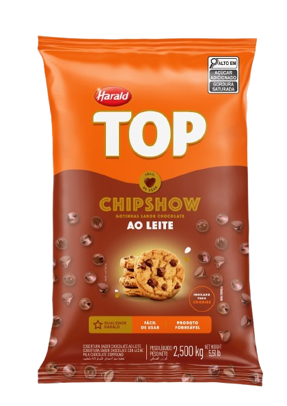 CHIPS SHOW TOP AO LEITE 2,5KG HARALD