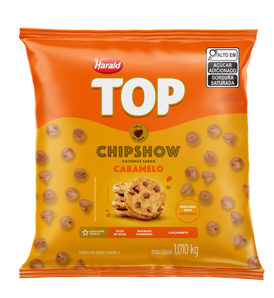 CHIPS SHOW TOP CARAMELO 1,01KG HARALD