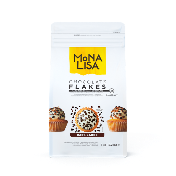 CHOCOLATE AMARGO  FLAKES G 1KG MONALISA