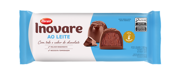 CHOCOLATE AO LEITE 2,1KG INOVARE HARALD