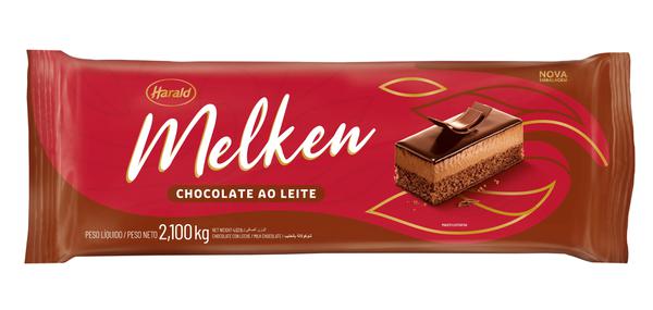 CHOCOLATE AO LEITE 2,1KG MELKEN HARALD