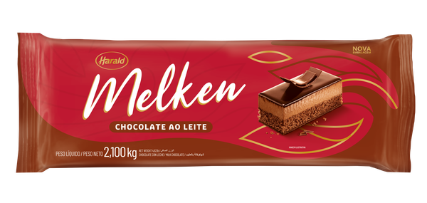 CHOCOLATE AO LEITE 2,1KG MELKEN HARALD