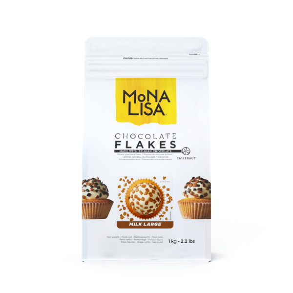 CHOCOLATE AO LEITE FLAKES 9 G 1KG MONALISA