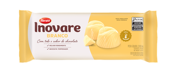 CHOCOLATE BRANCO 2,1KG INOVARE HARALD