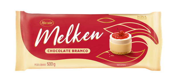 CHOCOLATE BRANCO 500G MELKEN HARALD