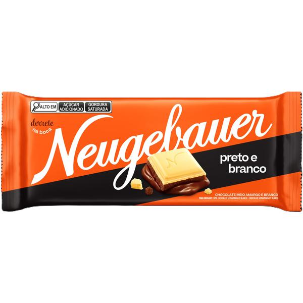 CHOCOLATE BRANCO E PRETO 80G NEUGEBAUER