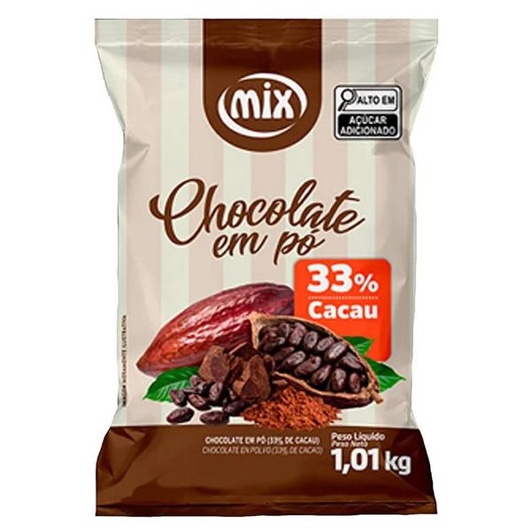 CHOCOLATE EM PO 33% 1,01KG UN MIX