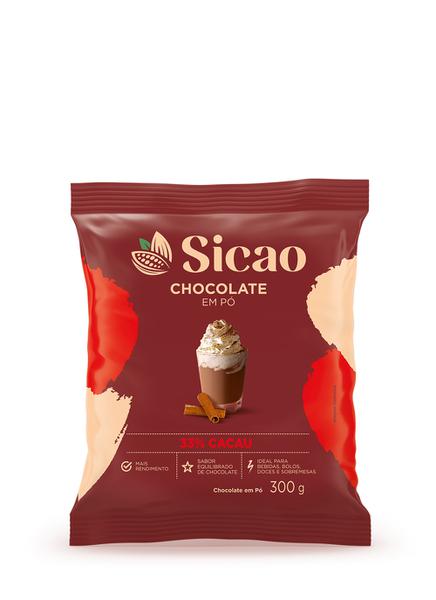CHOCOLATE EM PO 33% 300G SICAO