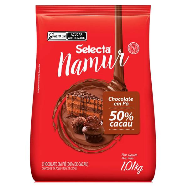 CHOCOLATE EM PO 50%  NAMUR 1,01KG UN SELECTA