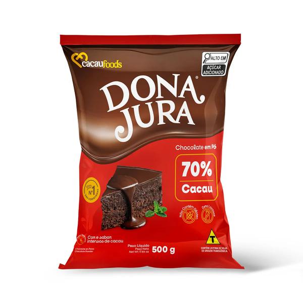 CHOCOLATE EM PO 70% 500G DONA JURA