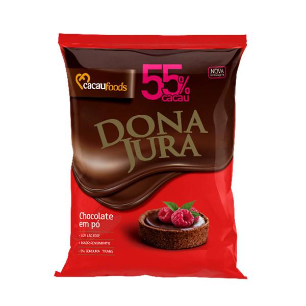 CHOCOLATE EM PO SOLUVEL 55% 500G DONA JURA