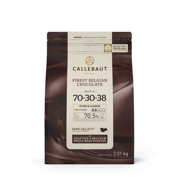 CHOCOLATE GOTAS AMARGO 70,5% 2,01 KG BARRY CALLEBAUT