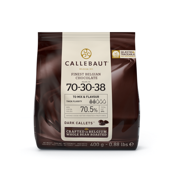CHOCOLATE GOTAS AMARGO 70,5% 400G CALLEBAUT