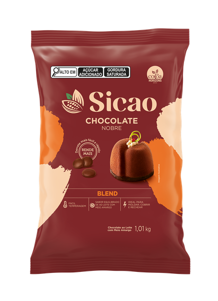 CHOCOLATE GOTAS NOBRE BLEND 1,01KG SICAO