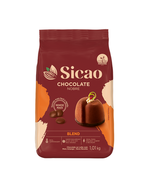 CHOCOLATE GOTAS NOBRE BLEND 1,01KG SICAO