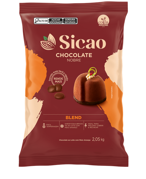 CHOCOLATE GOTAS NOBRE BLEND 2,05KG SICAO