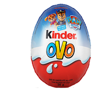 CHOCOLATE KINDER OVO PATRULHA CANINA 01UN FERRERO