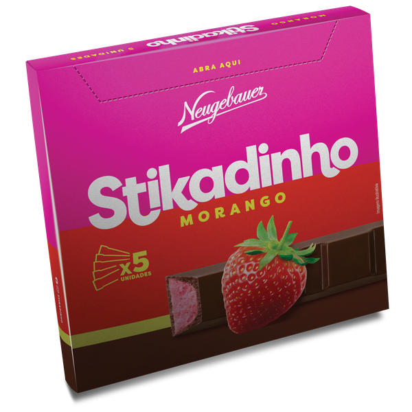 CHOCOLATE STIKADINHO 61,5G 5 UNID NEUGEBAUER
