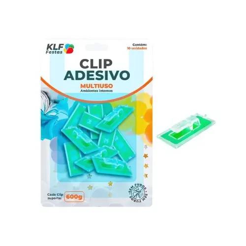 CLIP ADESIVO 10UN KLF