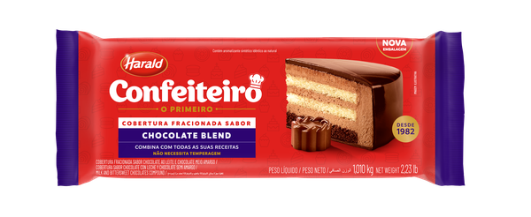 COBERTURA BLEND 1,01KG CONFEITEIRO HARALD