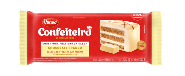 COBERTURA BRANCA 1,01KG CONFEITEIRO HARALD