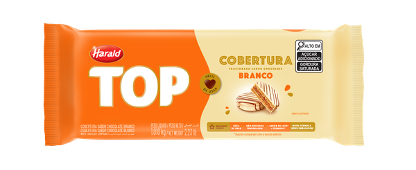 COBERTURA BRANCA 1,01KG LINHA TOP HARALD