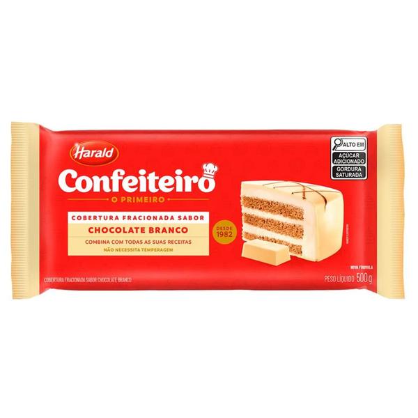 COBERTURA BRANCO 500G CONFEITEIRO HARALD