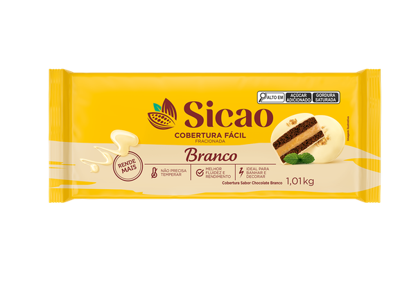 COBERTURA FACIL BRANCO 1,010KG SICAO