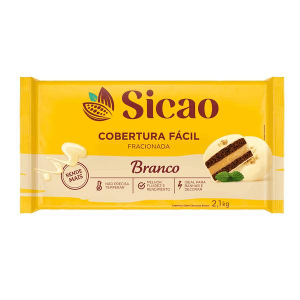 COBERTURA FACIL BRANCO 2,1KG SICAO