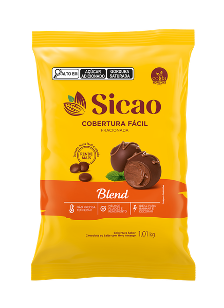 COBERTURA GOTAS FACIL BLEND 1,01KG SICAO
