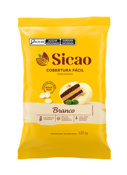 COBERTURA GOTAS FACIL BRANCO 1,01KG SICAO