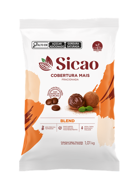 COBERTURA GOTAS MAIS BLEND 1,010KG SICAO