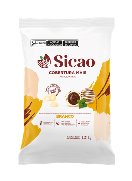 COBERTURA GOTAS MAIS BRANCO 1,010KG SICAO