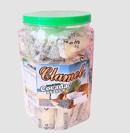 COCADA BRANCA POTE 20X51G CLAMEL