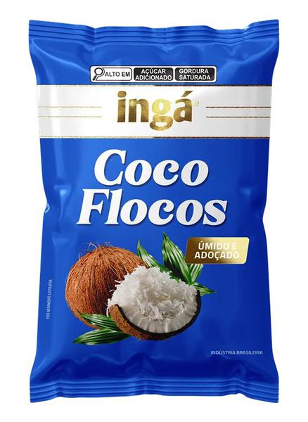 COCO FLOCOS UMIDO E ADOCADO 500G INGACOCO